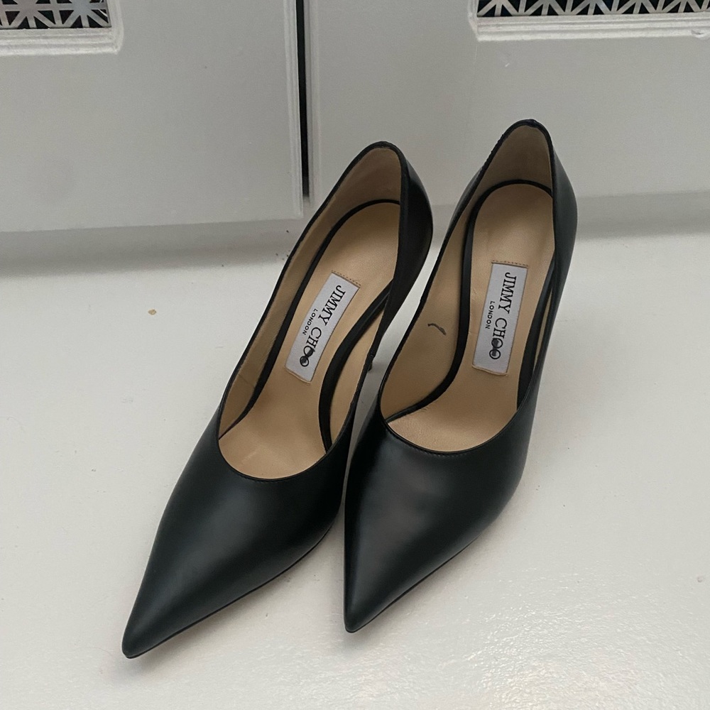 Jimmy Choo - Ava 100 - Liquid Leather - Picture 1 of 7